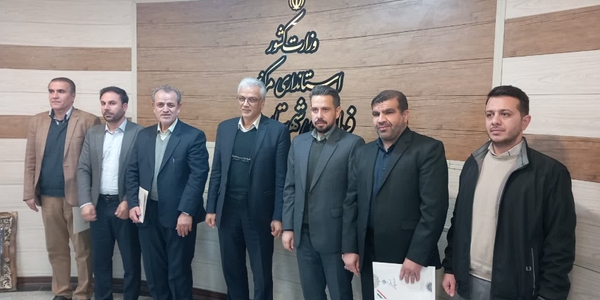 مراسم تکریم و معارفه بخشدار مرکزی شهرستان زرندیه برگزار شد
