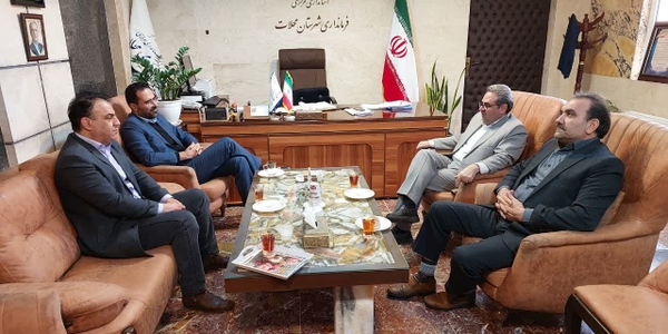دیدار مدیرکل پدافند غیرعامل استانداری مرکزی  با فرماندار شهرستان محلات