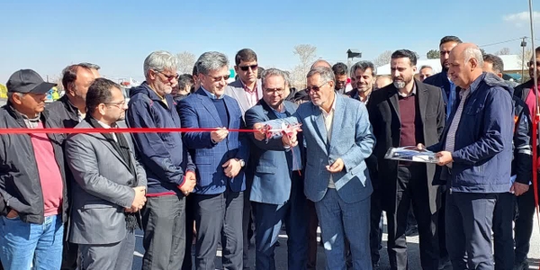جاده زیراب محلات افتتاح شد.