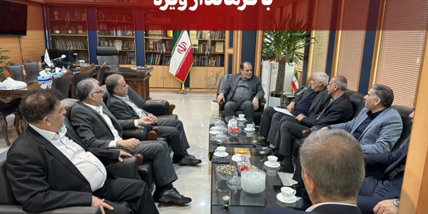 دیدار اعضای انجمن مدیران صنایع شهرستان ساوه با فرماندار ویژه