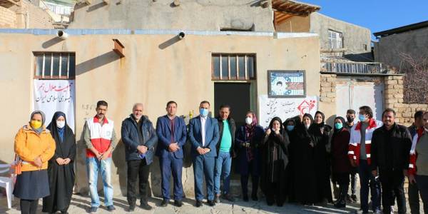 افتتاح خانه هلال روستای کبوران