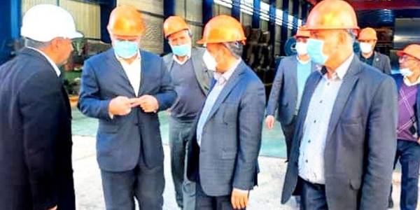 بازدید از شرکت فولاد دشتستان در شهر زاویه