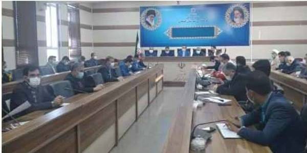 برگزاری جلسه شورای اداری و کارگاه آموزشی آمادگی در برابر مخاطرات طبیعی در شهرستان کمیجان
