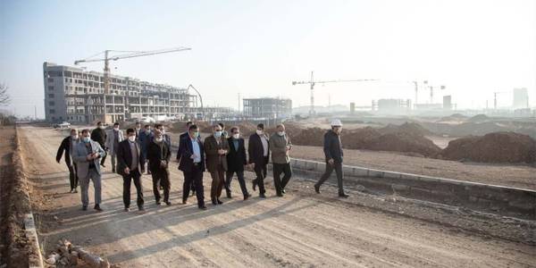 بازدید از روند اجرایی پروژه‌ های نهضت ملی مسکن در شهر اراک