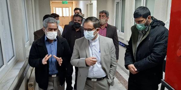 بازدید فرماندار به اتفاق اعضای شورای اسلامی شهرستان از بیمارستان امام علی(ع)کمیجان