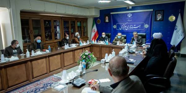 دیدار اعضای ستاد بازسازی عتبات عالیات با مسئولین استان