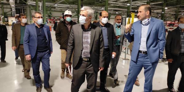 سرپرست فرمانداری از شرکت مانا انرژی پاک شهرستان خمین بازدید کرد