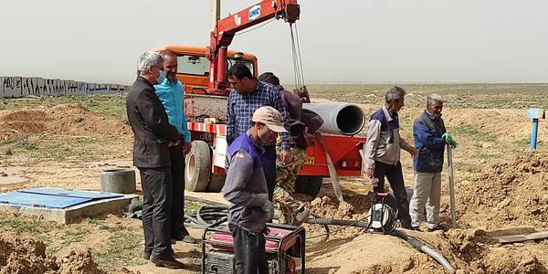 سرپرست فرمانداری از خط انتقال آب از سد کوچری به خمین بازدید کرد