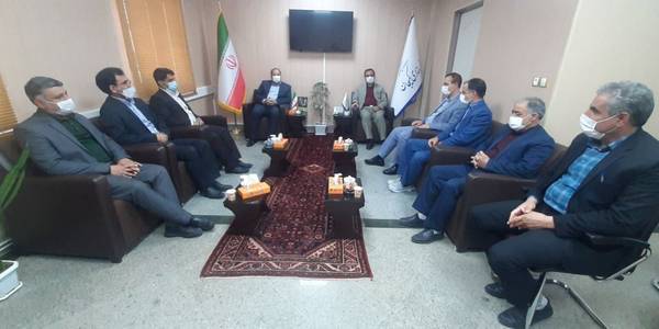 دیدار مدیر عامل شرکت گاز استان با فرماندار شهرستان کمیجان