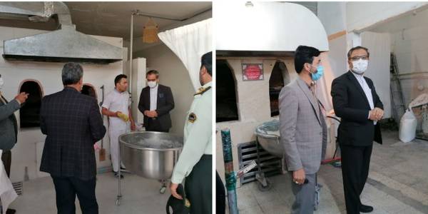 بازدید ابراهیم رستمی فرماندار شهرستان کمیجان به اتفاق اعضای ستاد تنظیم بازار شهرستان از واحد‌های خبازی