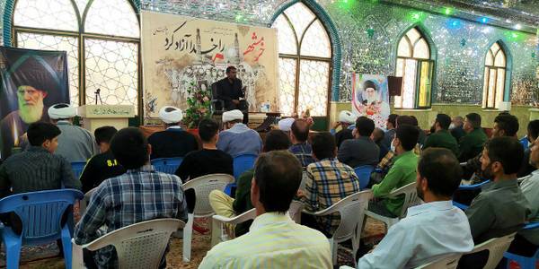 برگزاری مراسم بزرگداشت حماسه سوم خرداد و یادبود حجت الاسلام فاطمی نیا در شهرستان خنداب