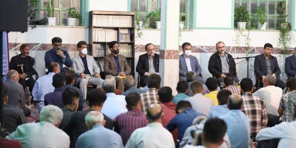 ملاقات مردمی  استاندار مرکزی در مسجد فتح المبین اراک