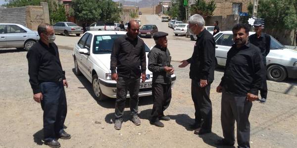 فرماندار از روستای سوک قزقان شهرستان خمین بازدید کرد