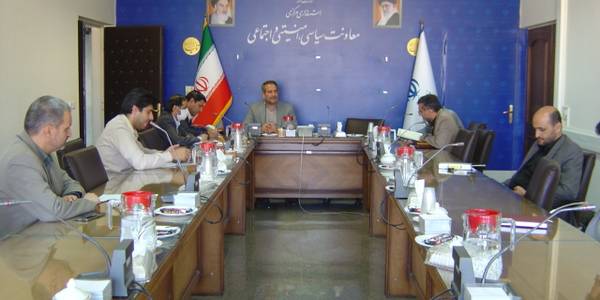 جلسه کمیته تخصصی نظارت بر تخلفات اینترنتی استان در ساعت 8-30 صبح روز دوشنبه مورخ 1401-5-24 به ریاست آقای رحیمی تبار مدیر کل امنیتی و انتظامی برگزار گردید.