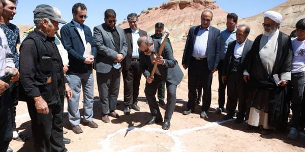 افتتاح پروژه های روستای قزلجه به مناسبت هفته دولت