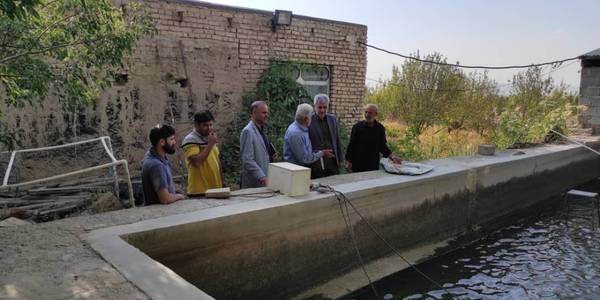 فرماندار از روستای میشیجان سفلی خمین بازدید کردند