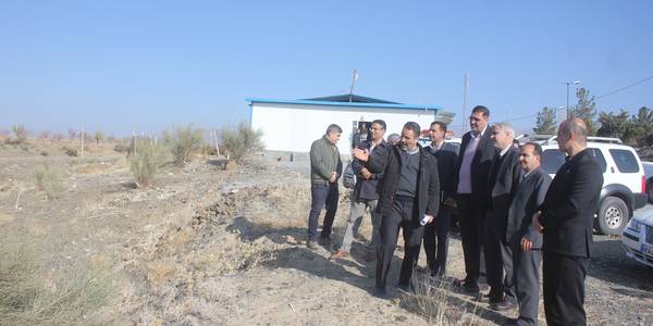 فرمانداران شهرستان های خمین ، محلات و گلپایگان از سد کوچری بازدید کردند