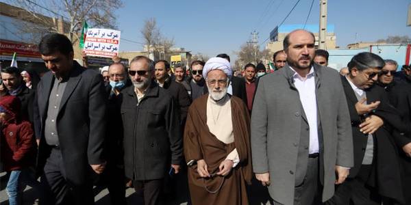 حضور در راهپیمایی ۲۲ بهمن سالروز پیروزی انقلاب اسلامی ایران