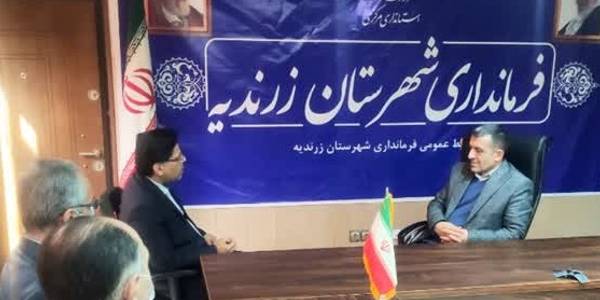 نشست مدیر درمان تامین اجتماعی استان مرکزی با  فرماندار