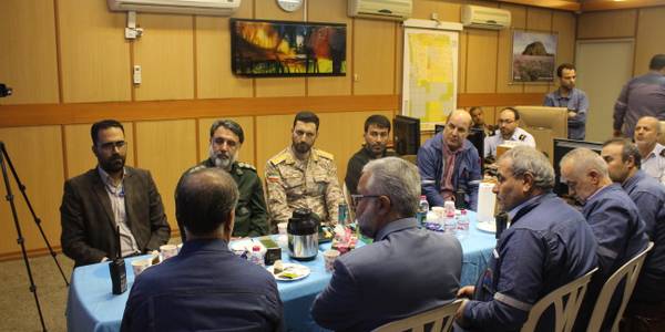 مانور واکنش در شرایط اضطراری و خودحفاظتی شرکت پالایش نفت امام خمینی (ره) شازند