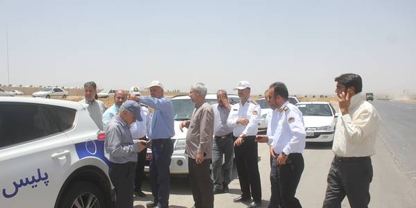 فرماندار و اعضای کمیته فنی شورای ترافیک استان از تعدادی از محورهای مواصلاتی شهرستان خمین بازدید کردند
