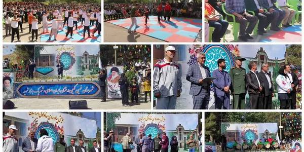 همایش پیاده روی بزرگ خانوادگی در شهرستان خمین برگزار شد