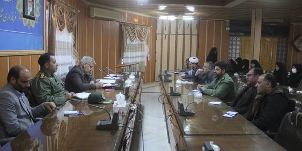 چهارمین جلسه قرارگاه عفاف و حجاب شهرستان خمین برگزار شد