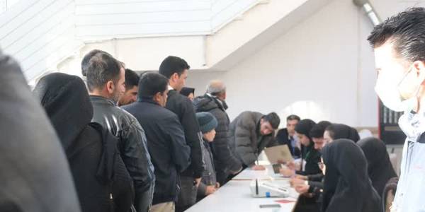 معجزه حضور در انتخابات مردم فهیم شهرستان فراهان