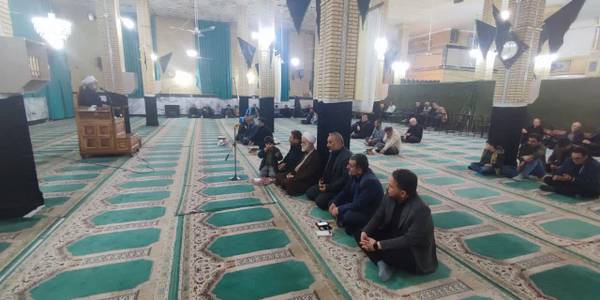 حضور فرماندار و معاون عمرانی در مراسم شب های قدر در مسجد صاحب الزمان (عج) مامونیه