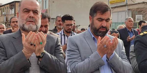 اقامه نماز عید فطر با حضور آقازیارتی فرماندار فراهان