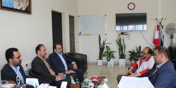 برگزاری نشست با مدیرعامل جمعیت هلال احمر استان