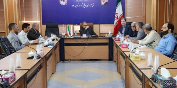 جلسه بررسی و پیگیری احداث ساختمان اداری برای اداره پست شهرستان ساوه