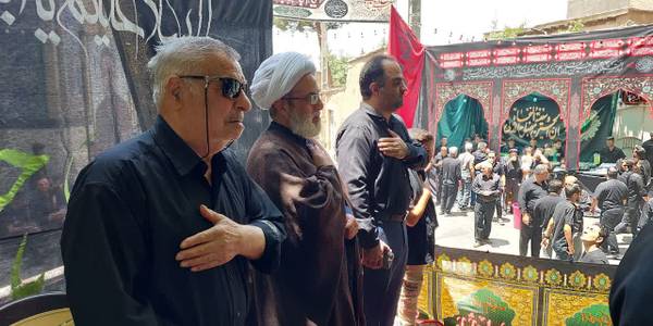 حضور فرماندار شهرستان محلات در جمع عزاداران تاسوعای حسینی