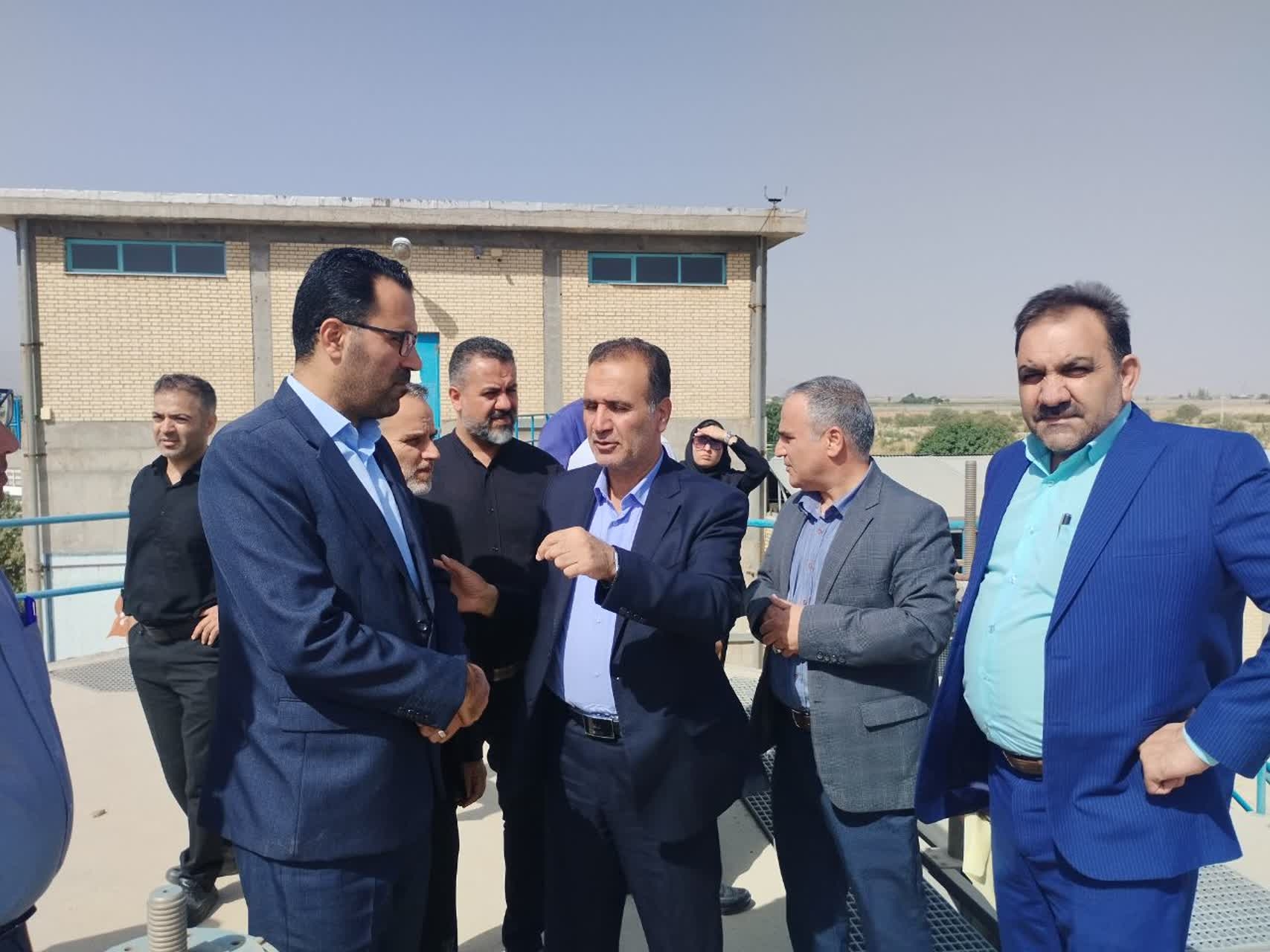 بازدید از تصفیه خانه فاضلاب شهر اراک