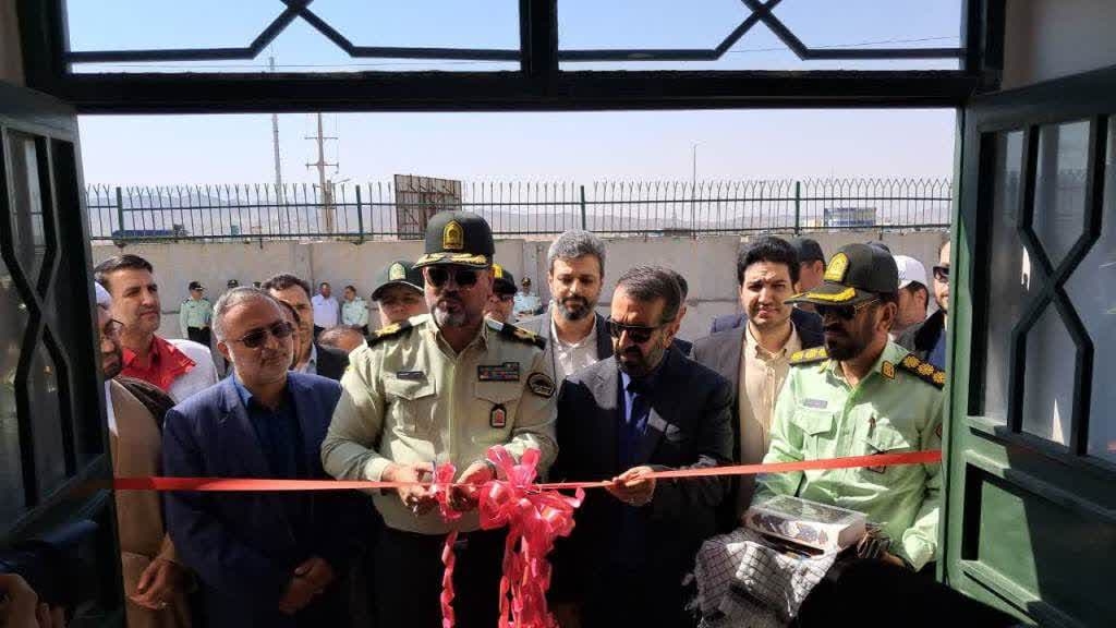 بهره برداری از ايستگاه بازرسی فرماندهی انتظامی شهرستان دليجان