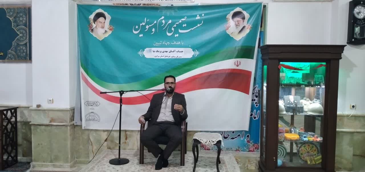 حضور پزشگ نیا، مدیر کل محترم پدافند غیرعامل، در نشست صمیمی مردم و مسئولین