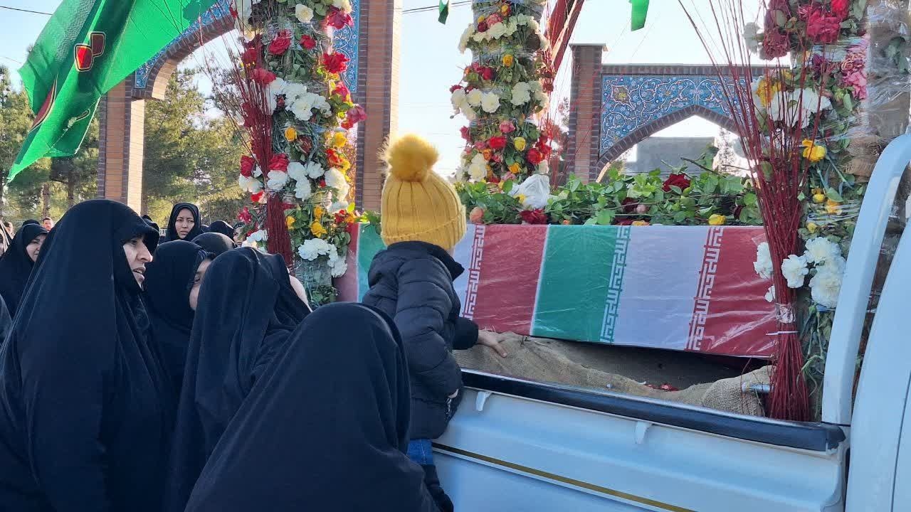 استقبال از شهید گمنام در شهرستان محلات