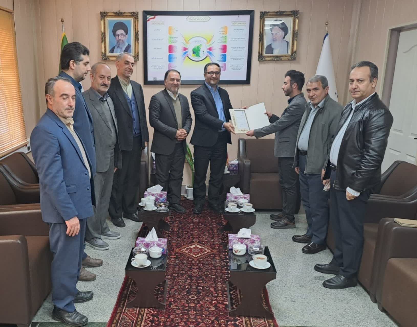 آیین تکریم و معارفه؛  سرپرست جدید بهزیستی  شهرستان کمیجان
