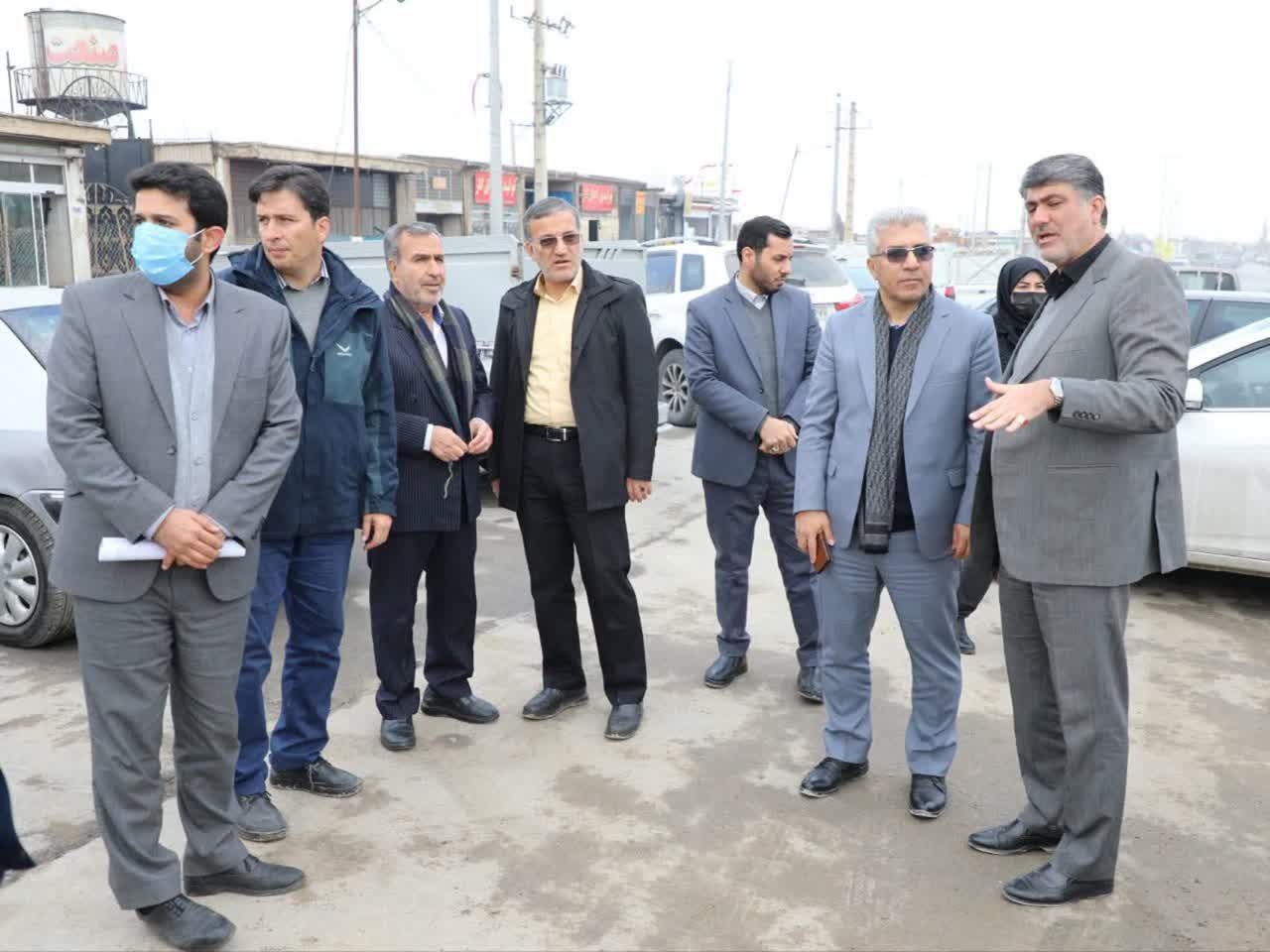 بازدید میدانی از پروژه تقاطع غیرهمسطح جاده فراهان