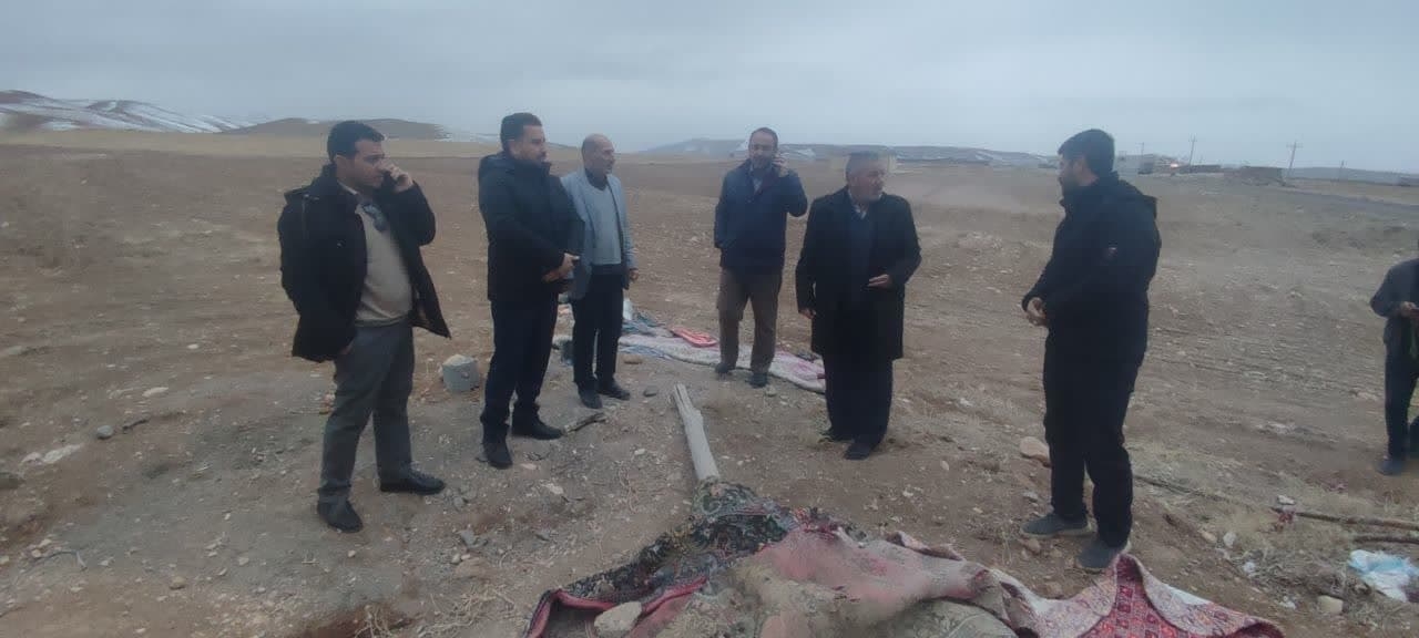 بازدید از پروژه احداث چاه آب شرب روستای دوزج