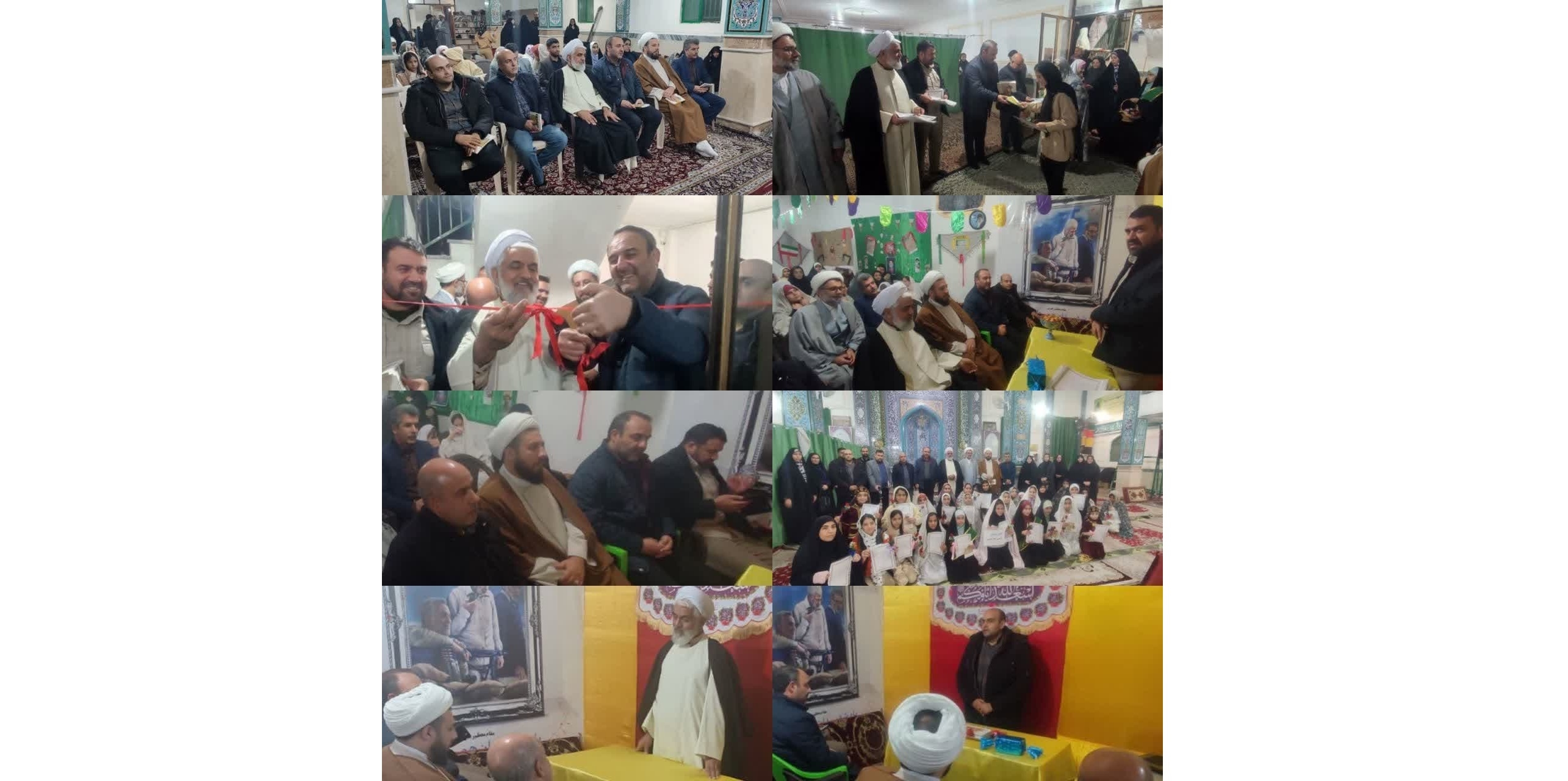 مراسم آغاز اعتکاف دانش آموزی شهرستان زرندیه