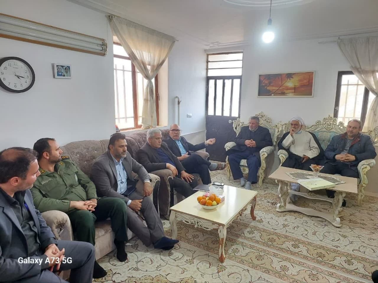 دیدار و تجلیل از جانباز گرانقدر «جناب آقای علی اکبر حسنی» در روستای کبودکمر