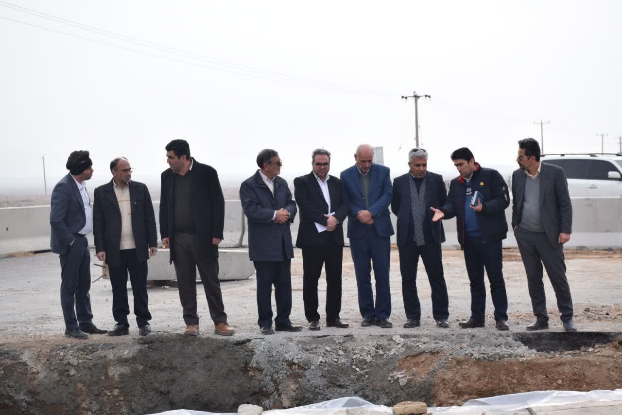 بازدید از زیرگذر محمد آباد شهرستان محلات