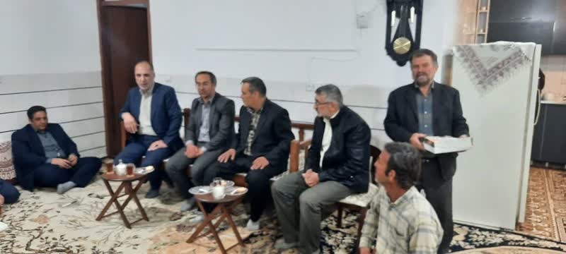 دیدار با جانباز حسین افشاری