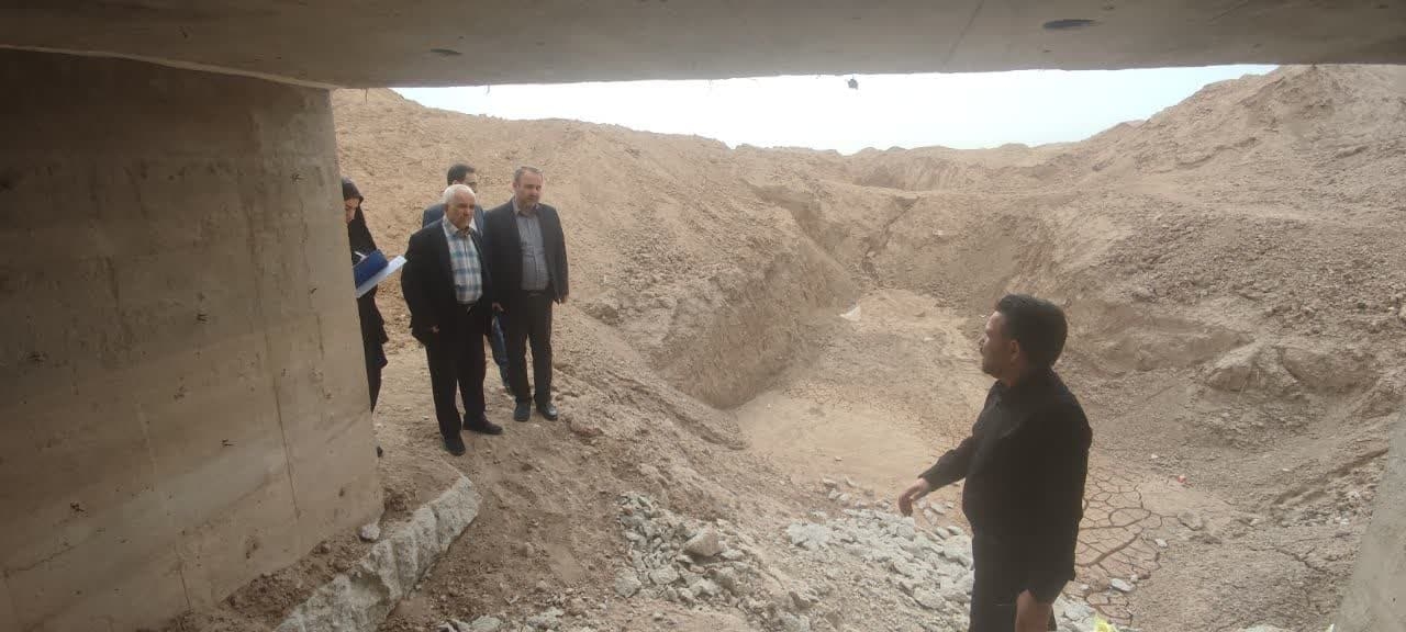 بازدید از پل زیرگذر حکیم آباد(موسوم به پل دستجرد)