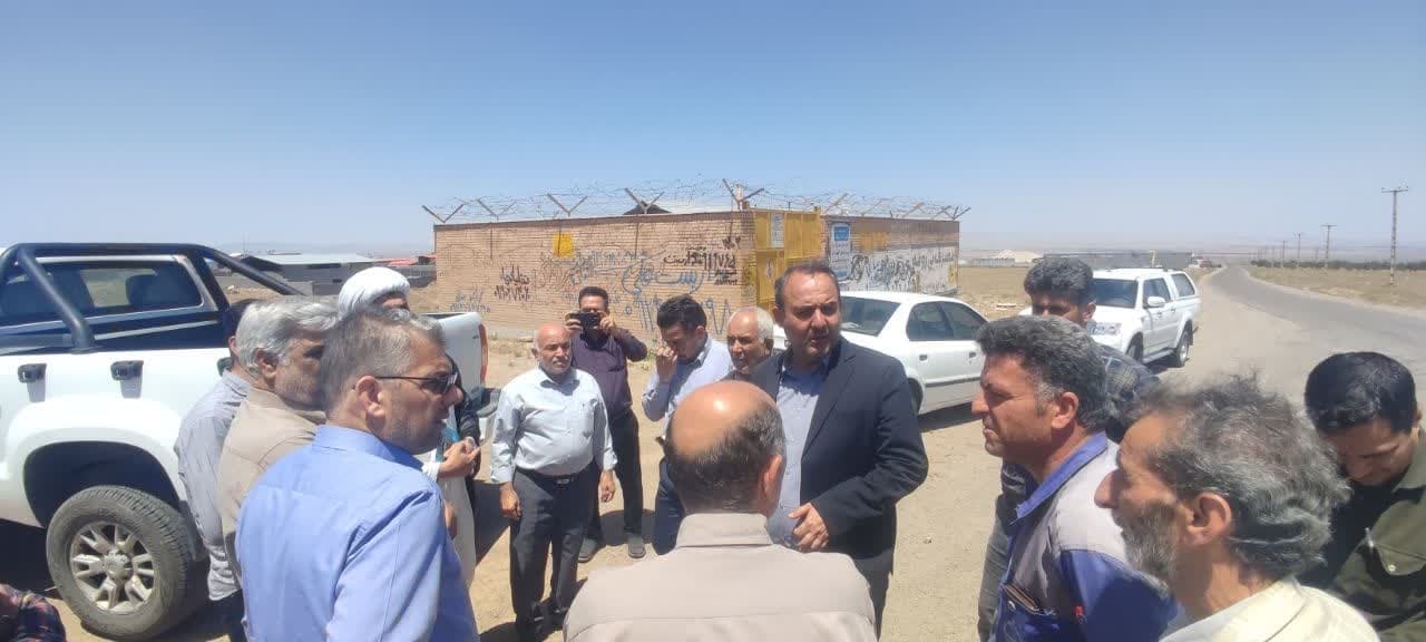 بازدید فرماندار  از روستای ورده از توابع بخش مرکزی در راستای رفع مشکلات روستا