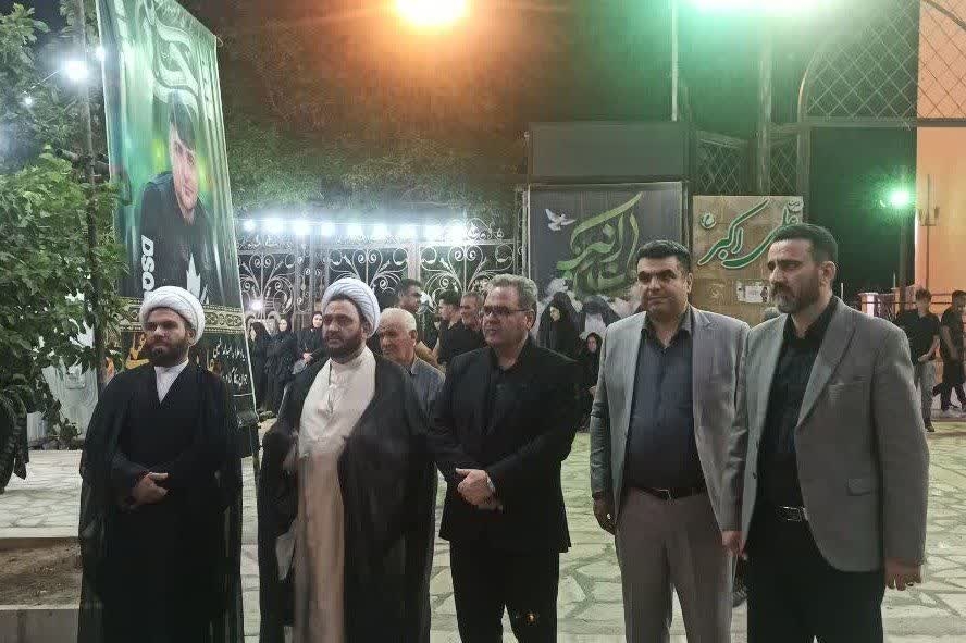 حضور فرماندار شهرستان محلات در هیأت‌های عزاداری باقرآباد و نخجیروان