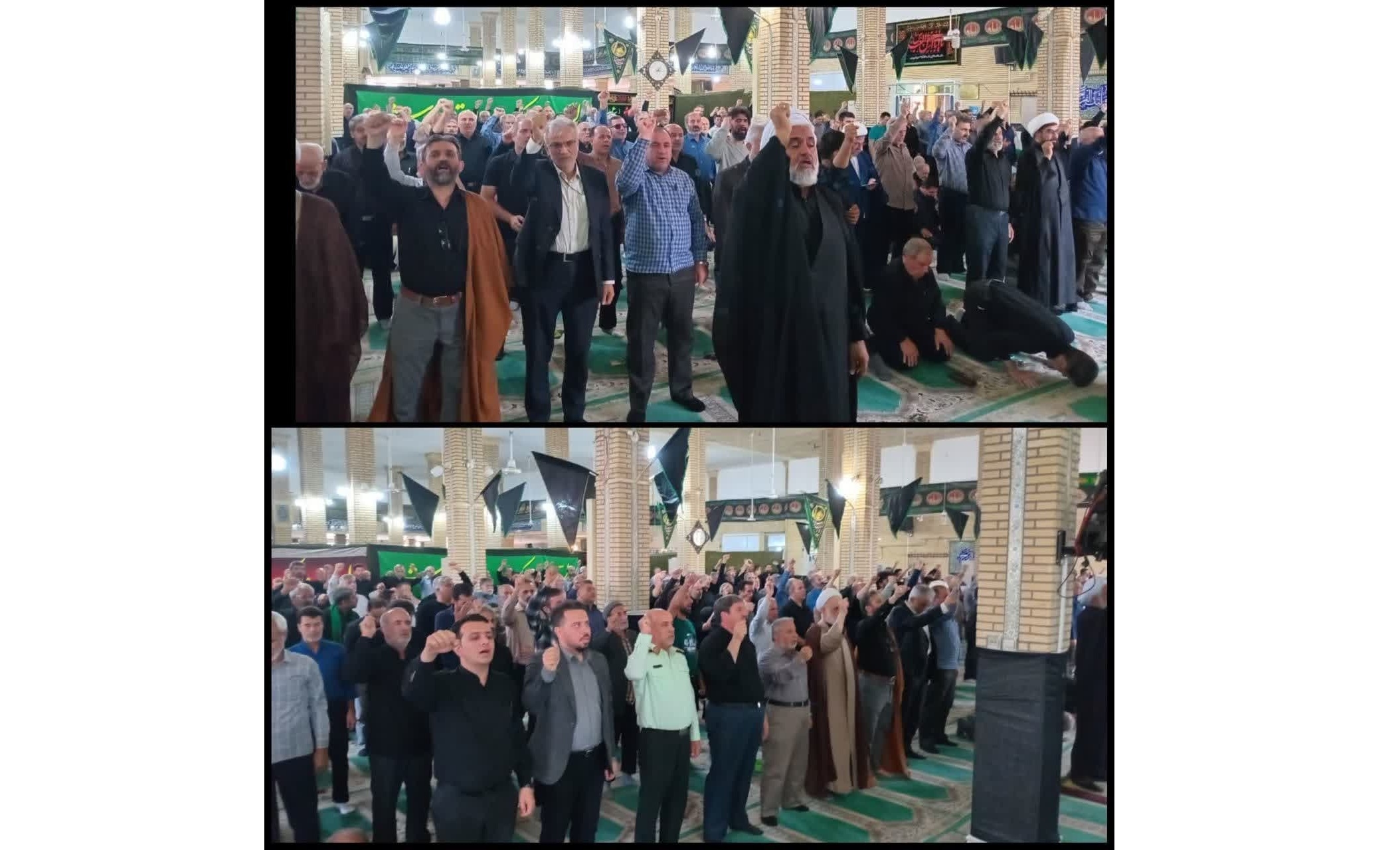 طنین شعارهای ضد صهیونیستی در نماز جمعه شهر مامونیه